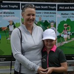 Phil and Adam Scott Trophy Mother / Daughter Winners Sandra KUCHEL and Charlotte SARSON